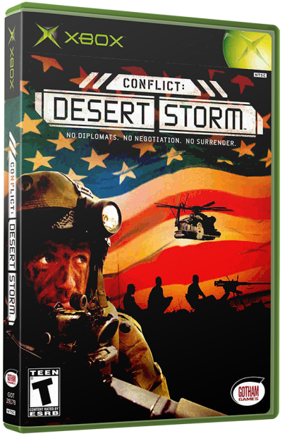 Conflict - Desert Storm (USA)3D boxes